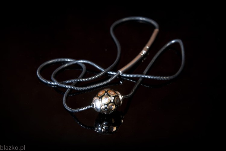 Blazko naszyjnik Kuleczka Porcelanka Classic