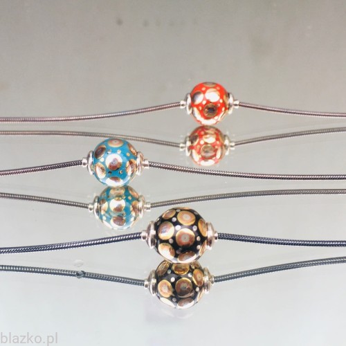 Blazko naszyjnik Kuleczka Porcelanka