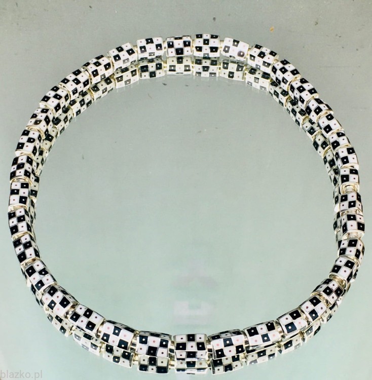 BLAZKO naszyjnik Kostki