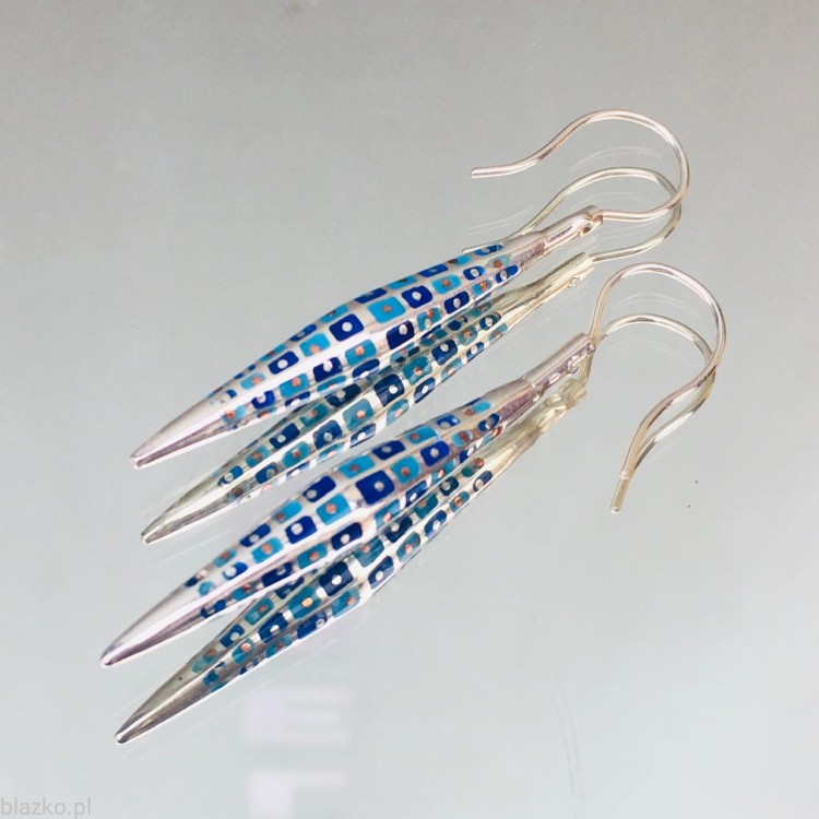 kolczyki srebrne Kappelanki Blazko