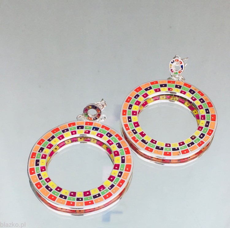 Kolczyki Blazko Koła -  kolor