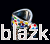 Blazko pierścień Bombetka Grochy Kolor