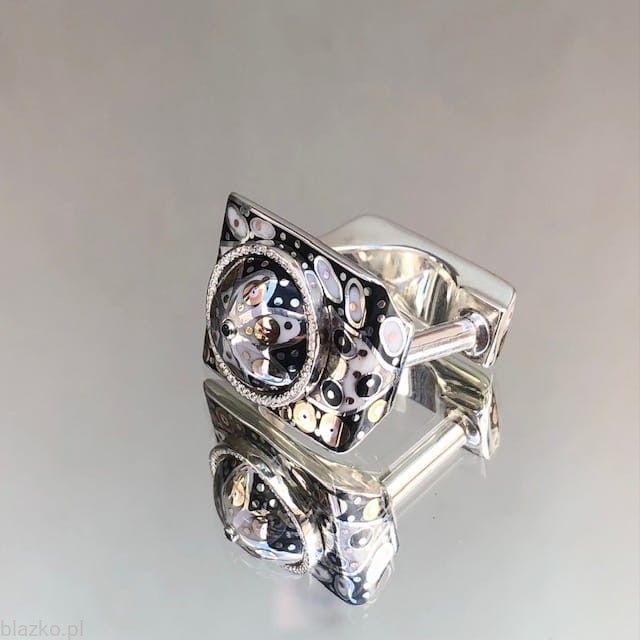 Srebrny pierścionek unikatowy z kolekcji DolceVita Blazko.