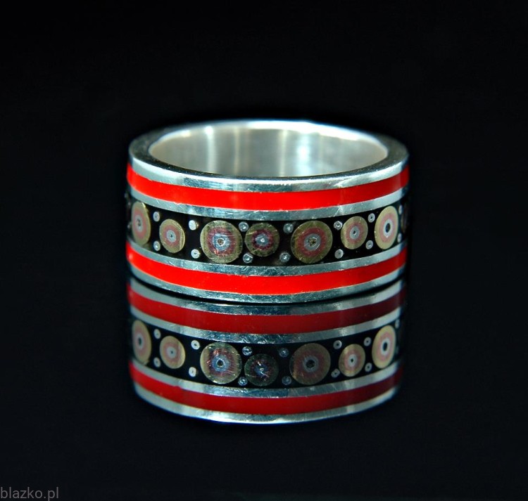 Blazko obrączka Kwaśna Czerwona