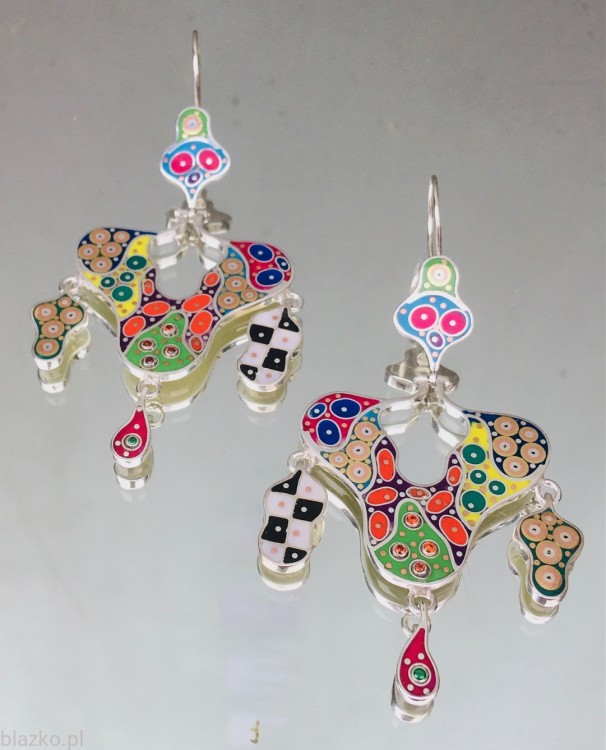 Unikatowe kolczyki - Śpiochy - z kolekcji DolceVita BLAZKO