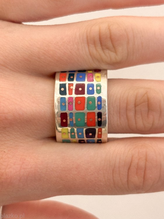 Blazko obrączka Pięciorzędówka Kolor