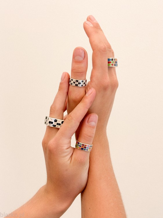 Blazko obrączka Trzyrzędówka Kolor