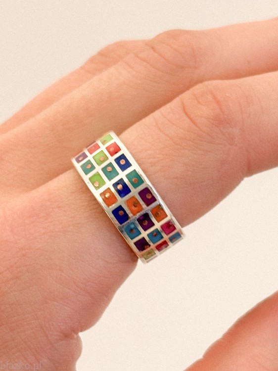 Blazko obrączka Trzyrzędówka Kolor