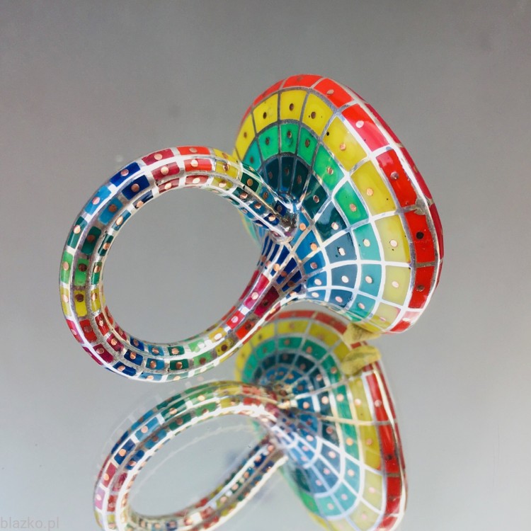 Cyklonik - pierścień duetu Blazko & Ogrodowski - wersja wielokolorowa