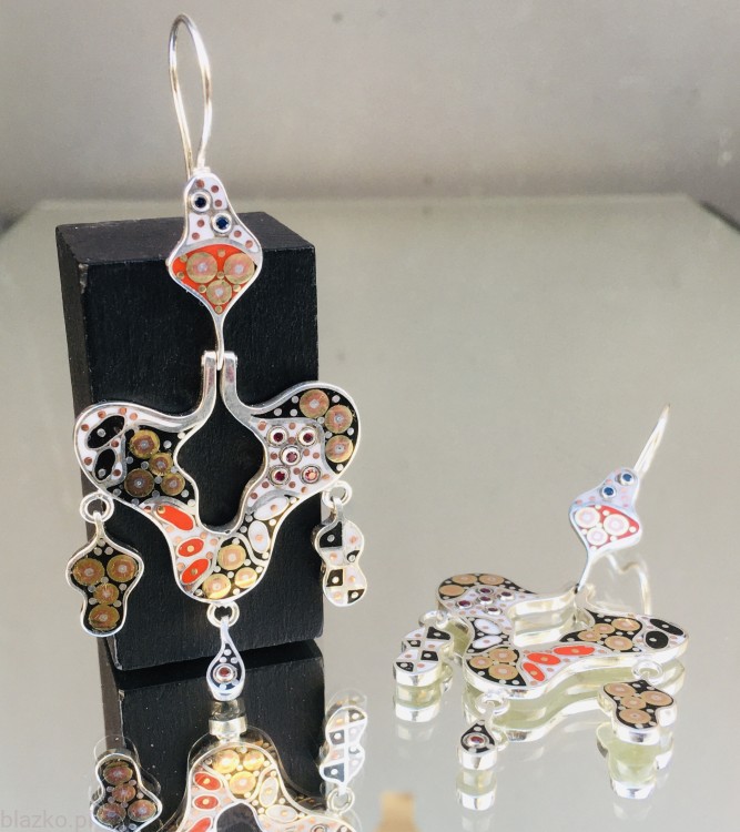 Unikatowe kolczyki - Śpiochy - z kolekcji DolceVita BLAZKO Classic