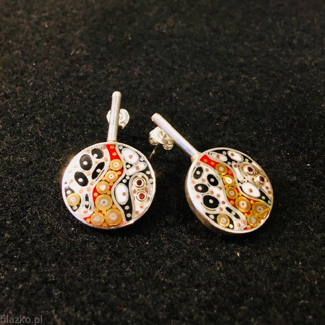 biżuteria autorska Blazko - kolczyki talarki Classic