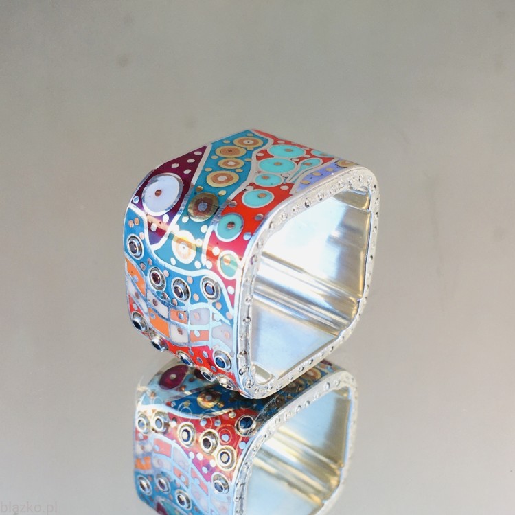 pierścionek unikatowy BLAZKO - pralinek