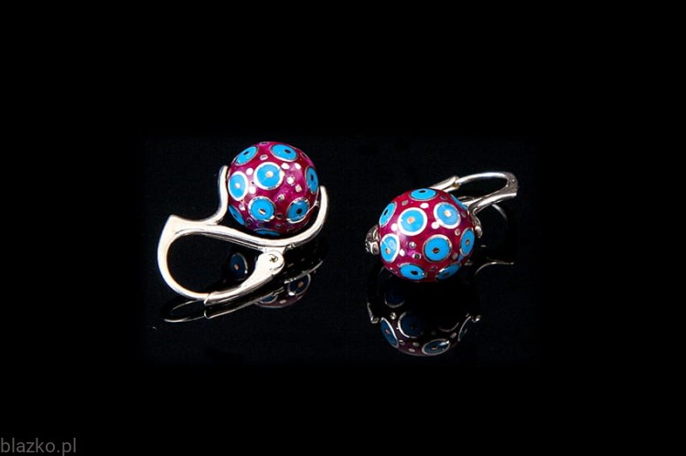 Blazko kolczyki Angielskie Grochy Kolor