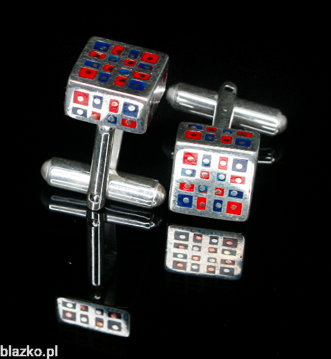 Blazko spinki do mankietów Kosteczki Kolor