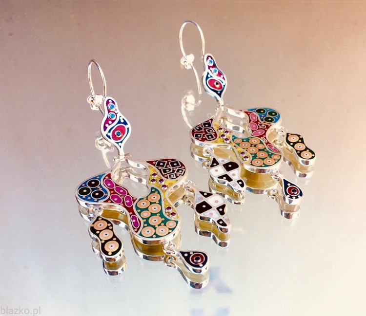 Unikatowe kolczyki - Śpiochy - z kolekcji DolceVita BLAZKO