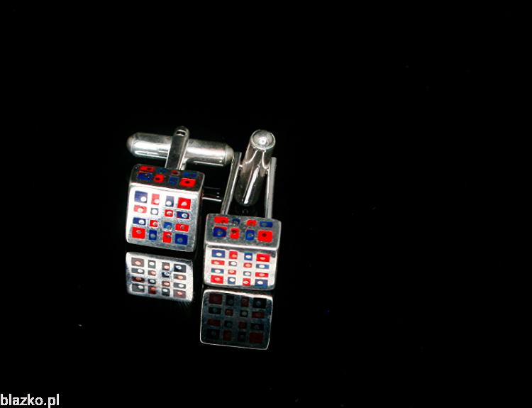 Blazko spinki do mankietów Kosteczki Kolor