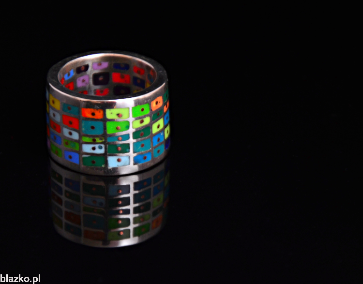 Blazko obrączka Pięciorzędówka Kolor