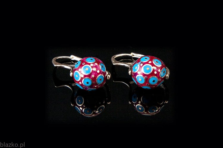 Blazko kolczyki Angielskie Grochy Kolor