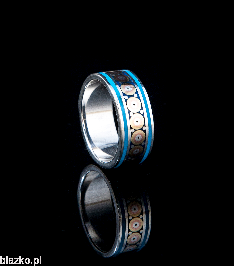 Blazko obrączka Kwaśna Kolor Niebieski