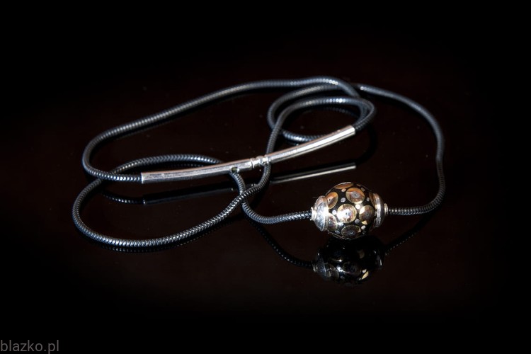 Blazko naszyjnik Kuleczka Porcelanka Classic