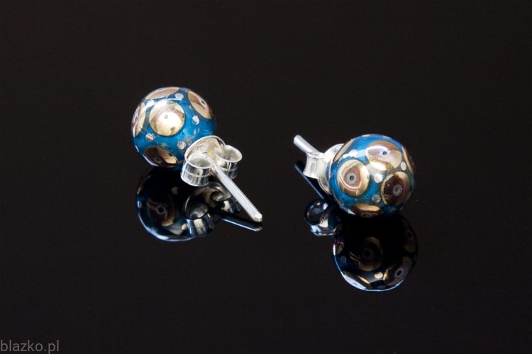 Blazko Kuleczki Wkrętki Porcelanki Niebieskie